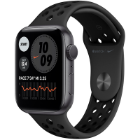 Смарт-часы Apple Watch Nike Series 6 44mm Space Gray Aluminium Black Nike Band MG173  Смарт-часы Apple Watch Nike Series 6 44mm Space Gray Aluminium Black Nike Band MG173