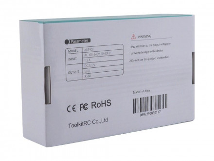 Блок питания ToolkitRC ADP100 100Вт 20В 5А