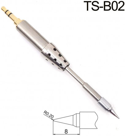 Жало TS-B02 для паяльника TS80