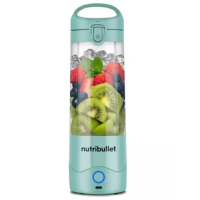 Портативный блендер NutriBullet NBP003LBL — беспроводной, мощный измельчитель для смузи и коктейлей, синий