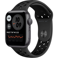 Смарт-часы Apple Watch Nike SE 44mm Space Gray Aluminium Black Nike Band MYYK2  Смарт-часы Apple Watch Nike SE 44mm Space Gray Aluminium Black Nike Band MYYK2