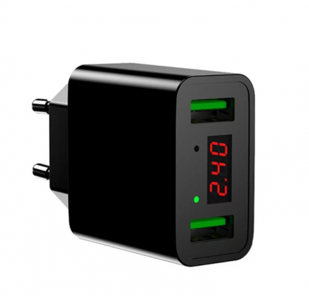З/У Hoco C25A LED Cool Double Port Charger