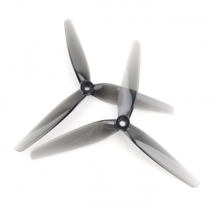 Пропеллеры HQProp DP7X3.5X3 3-лопастные (Серый) (M5) (2CW+2CCW)