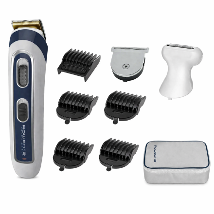 Триммер-мультитул Rowenta TN9155F1 — универсальный набор для бороды, волос и тела с насадками