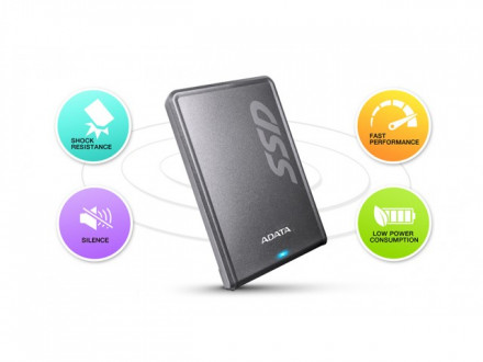 Жёсткий диск SSD EXTERNAL ADATA SV620H 512GB MLC 2,5" USB 3.0