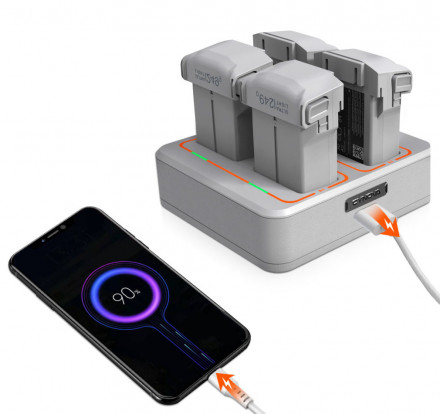 Двунаправленная зарядная станция DJI Mini 3 / Mini 3 Pro / Mini 4 Pro (CYNOVA)