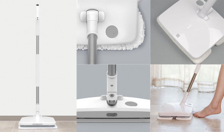 Швабра с распылителем воды и подсветкой SWDK-D260