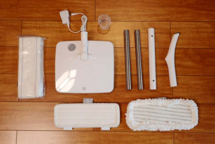 Швабра с распылителем воды и подсветкой SWDK-D260