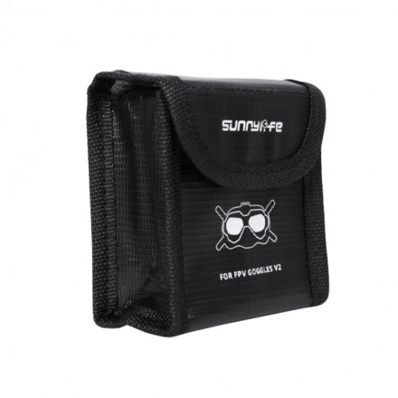 Огнеупорный чехол для двух аккумуляторов DJI FPV Goggles V2 (SunnyLife)