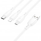 Кабель 3 в 1 Borofone BX71 Кабель 3 в 1 Borofone BX71