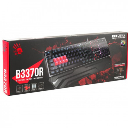 КЛАВИАТУРА ИГРОВАЯ A4TECH BLOODY B3370R