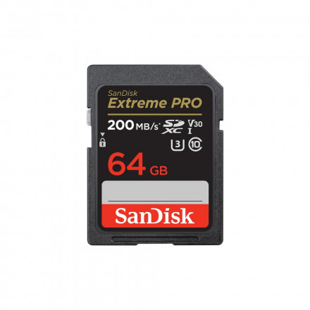 SD Карта SanDisk Extreme Pro V30 (200mb/sec)