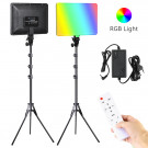 RGB светодиодная панель для видеосъемки CL-450 (60W)16 дюймов (заполняющий свет) RGB светодиодная панель для видеосъемки CL-450 (60W)16 дюймов (заполняющий свет)