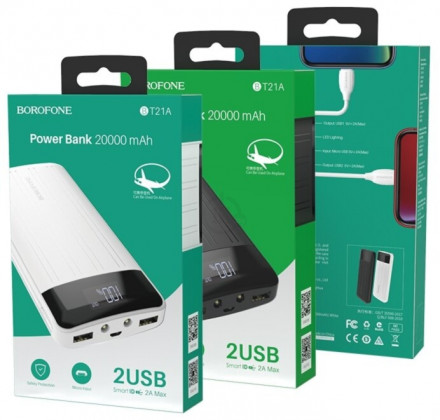PowerBank Borofone BT21A на 20000 mAh