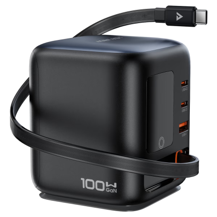 Настольное GaN зарядное устройство ACEFAST Z10 PD100W Smart Desktop Power Station