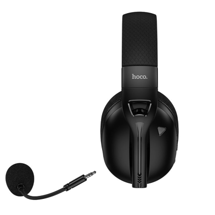 Игровые наушники Hoco W114 Magic Four Mode Bluetooth AUX USB RGB с микрофоном