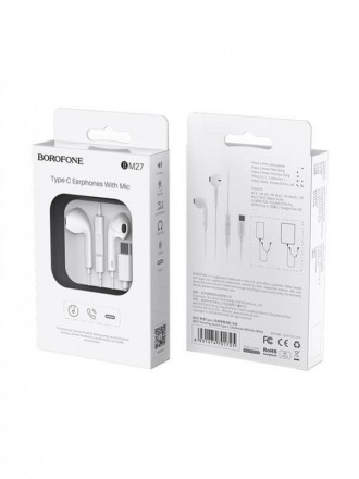 Наушники Borofone BM27 (Type-C)