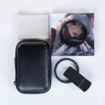 CPL фильтр 52 мм с зажимом — круговой поляризационный фильтр для смартфона и камеры, устранение бликов