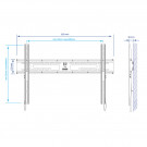 Настенный кронштейн для LED/LCD телевизоров KROMAX FLAT-1
