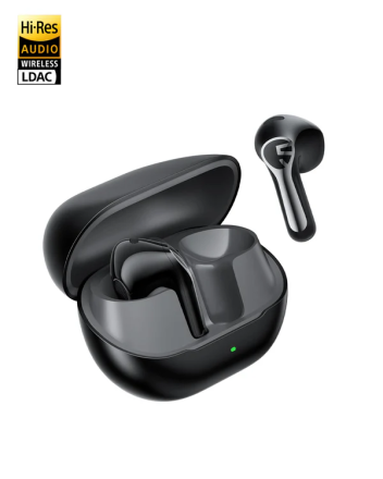 Беспроводные TWS наушники Soundpeats Air6 HS (Bluetooth 6.0, ENC, 13мм драйверы, IPX5, Сенсорное управление, Black)