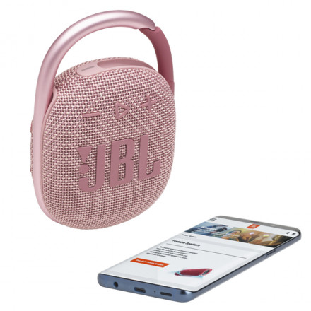 Портативная колонка JBL CLIP 4 Pink