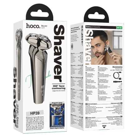 Электробритва HOCO HP39 Shaver для мужчин, аккумуляторная, USB-зарядка