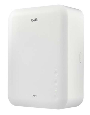 Приточный очиститель воздуха Ballu ONEAIR ASP-80 — компактный бризер, фильтр класса H13, подогрев воздуха, до 80 м³/час