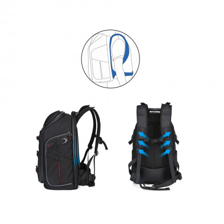 Рюкзак iFlight 33 литра с RGB LED модулем