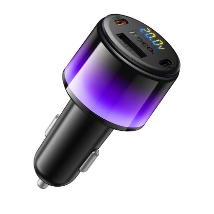 Автомобильное зарядное устройство Hoco Z69B Vivid PD 57W (2xUSB-C + 1xUSB-A)