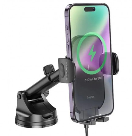 Автодержатель с Беспроводной Зарядкой HOCO HW5