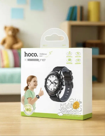 Детские умные часы HOCO Y107 Kids Watch с GPS, SIM и кнопкой SOS