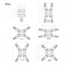 Настенный кронштейн для LED/LCD телевизоров KROMAX ATLANTIS-45