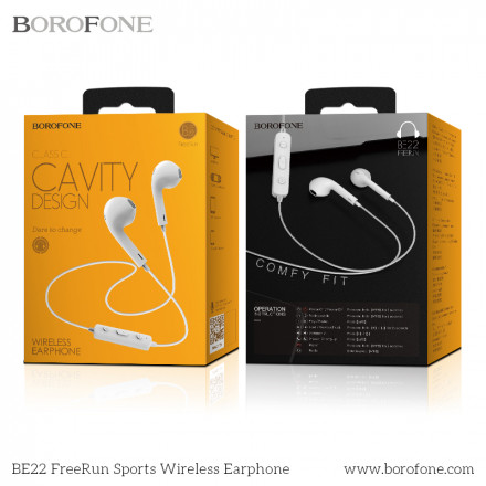 Bluetooth Наушники Borofone BE22 Sport