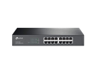 Сетевой коммутатор TP-Link TL-SG1016D — 16-портовый гигабитный switch, 10/100/1000 Мбит/с, металлический корпус, для офиса и сети