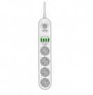 Удлинитель с USB разъемами LDNIO 4U(SE4432)