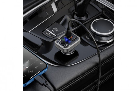 Автомобильное зарядное устройство и FM передатчик BC38