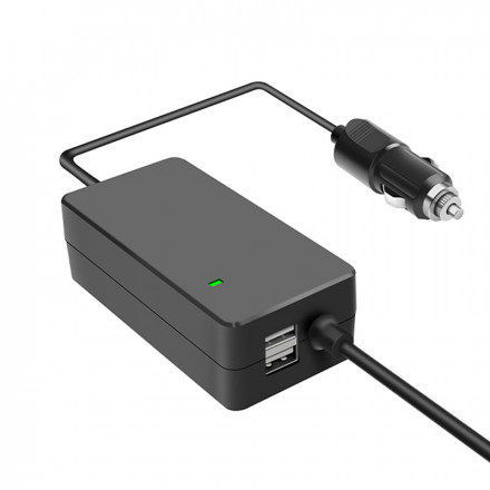 Автомобильное зарядное устройство для 2 аккумуляторов и пульта DJI Mavic Air повышенной мощности (2 USB) (YX)