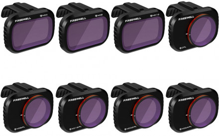 Комплект из 8 фильтров (ND4/8/16/CPL/ND8-PL/16/32/64) DJI Mavic Mini / Mini SE / Mini 2 / Mini 2 SE (All Day) (Freewell)