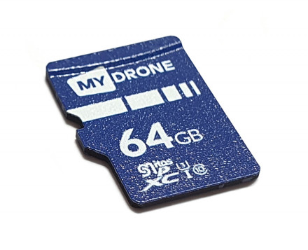 Карта памяти 64Gb MyDrone microSDXC Class 10 UHS-I U3 (MIXZA)