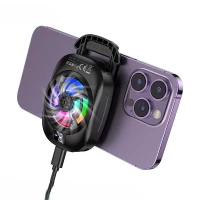 Игровой кулер для смартфона Hoco GM76 с RGB-подсветкой – охлаждение телефона для игр