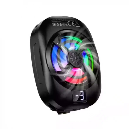 Игровой кулер для смартфона Hoco GM76 с RGB-подсветкой – охлаждение телефона для игр
