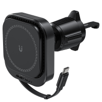 Магнитный автомобильный держатель с беспроводной зарядкой ACEFAST AIRCHARGE (D32) Магнитный автомобильный держатель с беспроводной зарядкой ACEFAST AIRCHARGE (D32)