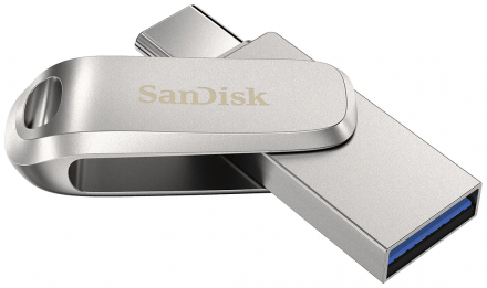 Флешка SanDisk Ultra Dual Drive Luxe USB/Type-C