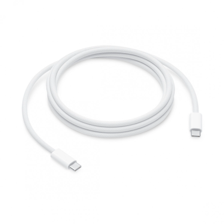 Зарядный кабель Apple USB-C (240 Вт) — 2 метра, в оплетке, белый