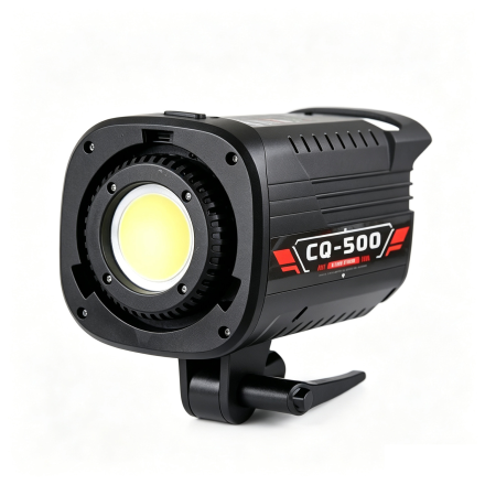 Студийный светодиодный осветитель COB CQ-500 (3200K–6500K, CRI Ra96+)