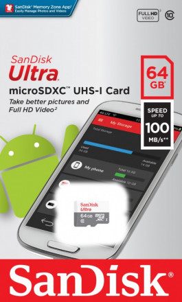 MicroSD Карта SanDisk Ultra