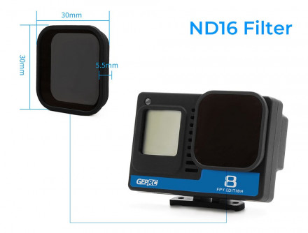 Нейтральный фильтр ND16 Naked GoPro HERO8 (GEPRC)