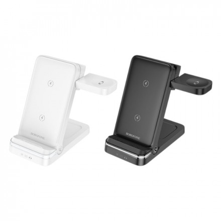 Беспроводная Зарядная Станция Borofone BQ33 (3 в 1)