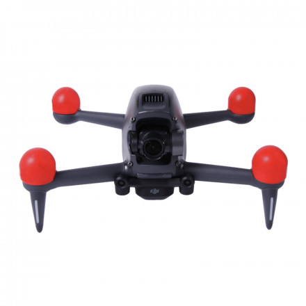 Силиконовые крышки моторов DJI FPV (4 шт.) (Красный) (SunnyLife)