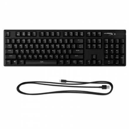 КЛАВИАТУРА ИГРОВАЯ HYPERX ALLOY ORIGINS HX-KB6BLX-RU BLUE SWITCH